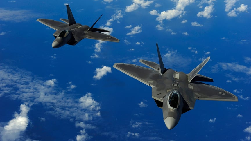 Винищувачі F-22 Raptor, ілюстративне фото