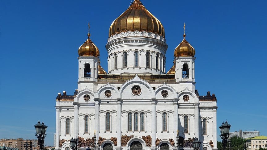 Храм Христа-Спасителя у Москві — головний собор всієї РПЦ. Ілюстративне фото