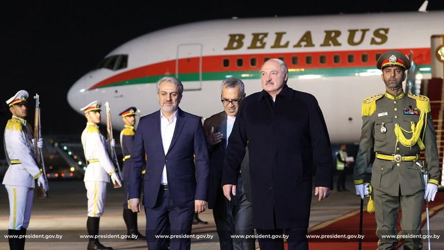 Александр Лукашенко прибыл в Иран, 12 марта 2023 года