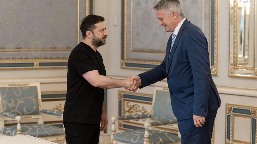 Президент Володимир Зеленський провів зустріч з генеральним секретарем ОЕСР Матіасом Корманом