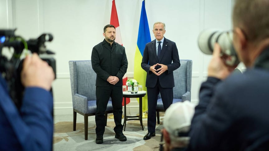 Володимир Зеленський та Марк Карні