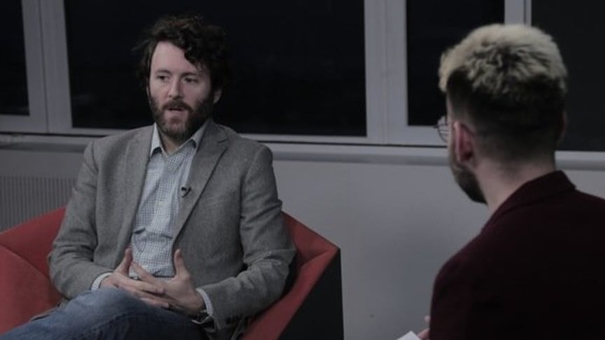 Michael Weiss in Kyiv speaking to Oleh Pavliuk, November 13 2019, Kyiv, Ukraine