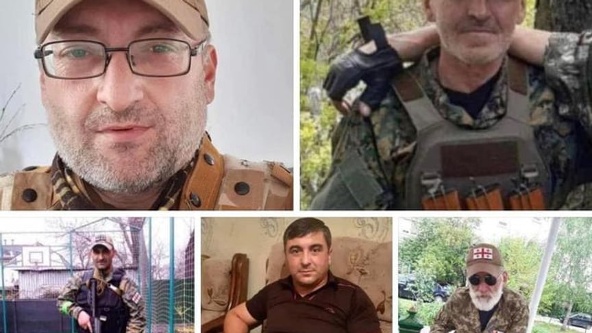 Погибшие грузинские добровольцы