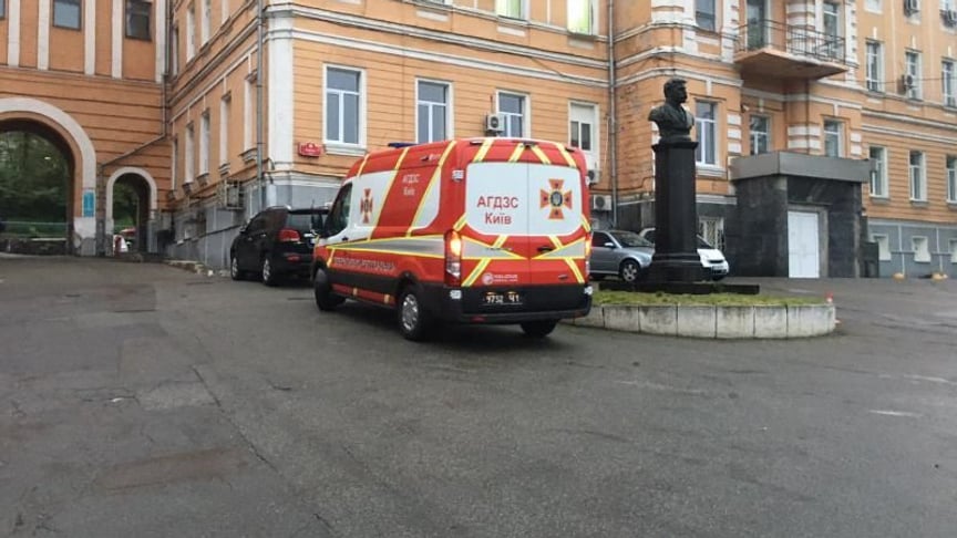 В Александровской больнице произошел пожар