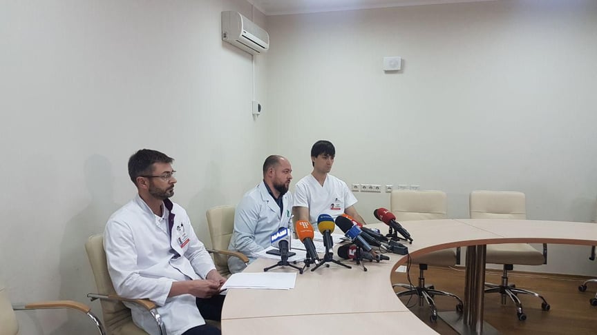 Брифинг о состоянии возвращенных из плена украинцев в «Феофании», 30 декабря 2019 года