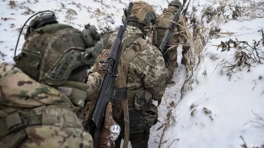 Українські військові Ілюстративне фото. Українські військові