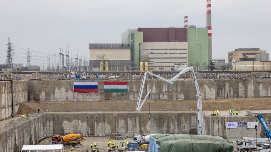 Будівництво блоку №5 АЕС «Пакш», Угорщина, 5 лютого 2026 року Будівництво блоку №5 АЕС «Пакш», Угорщина, 5 лютого 2026 року