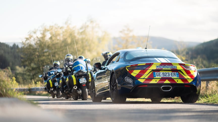 Ілюстративне фото. Автомобілі Національної жандармерії Франції