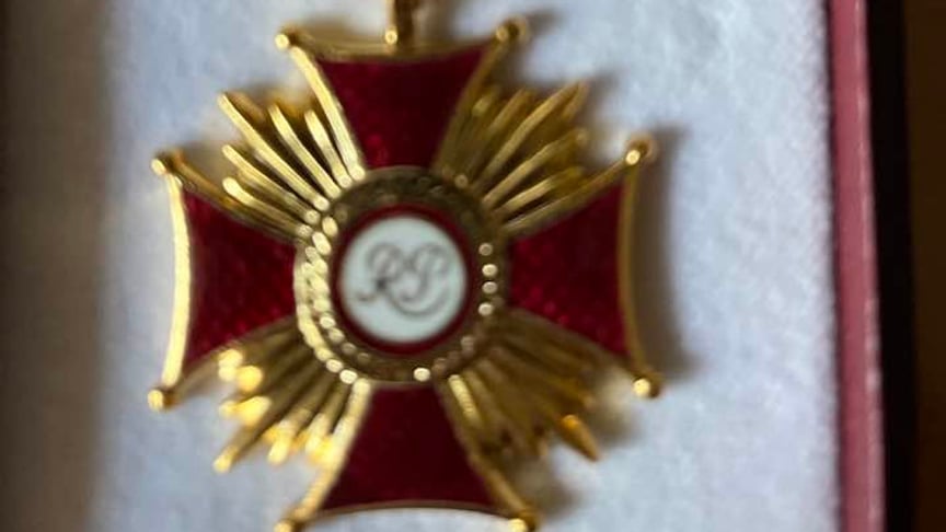Золотий Хрест Заслуги, який повернув Пйотр Фоглер