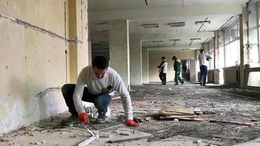 Обладнання додаткових місць для хворих на COVID