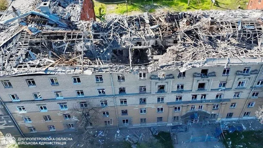 Последствия российской атаки на Днепр, 3 мая 2026 года