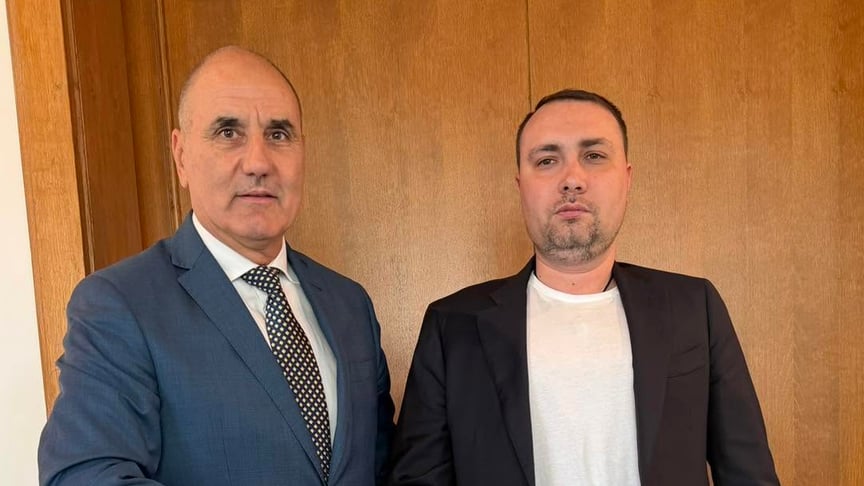 Керівник Офісу президента України Кирило Буданов під час візиту до Болгарії Керівник Офісу президента України Кирило Буданов під час візиту до Болгарії