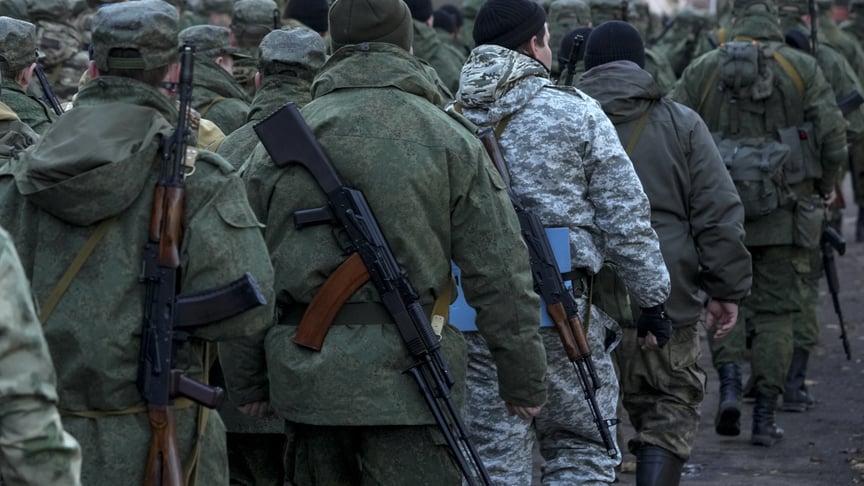 Ілюстративне фото. Мобілізованих громадян рф відправляють до районів координації бойових дій на російсько-українську війну, Москва, 10 жовтня 2022 року