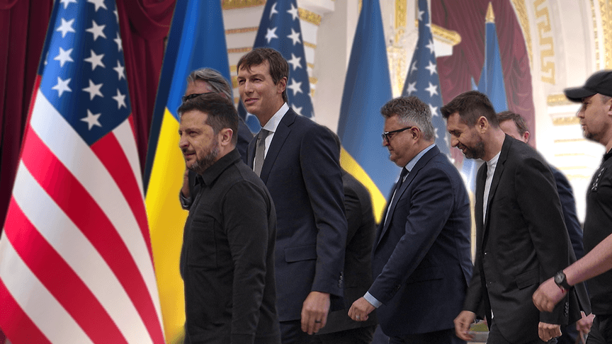 Тиша над столицею і футболка «Київський режим»: репортаж із переговорів Зеленського, Віткоффа й Кушнера