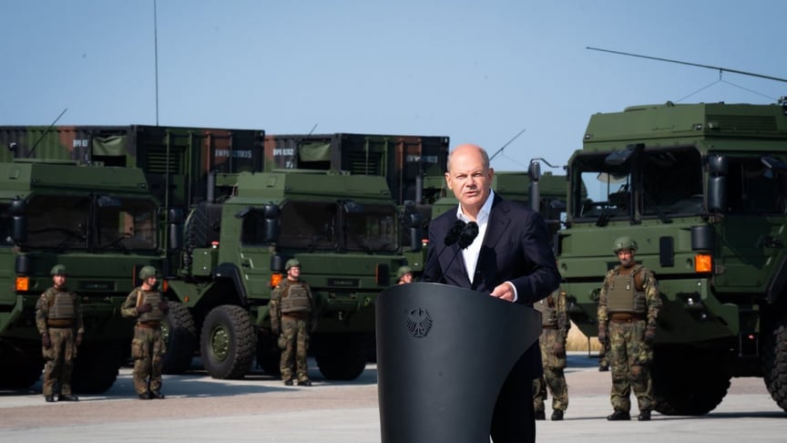 Канцлер Німеччини Олаф Шольц