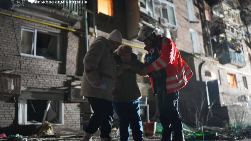 Наслідки російських обстрілів у Запоріжжі, 24 лютого 2026 року