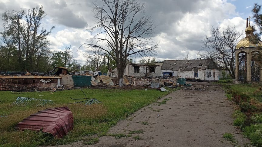 Свято-Вознесенський храм у селі Новотроїцьке Донецької області Свято-Вознесенський храм у селі Новотроїцьке Донецької області