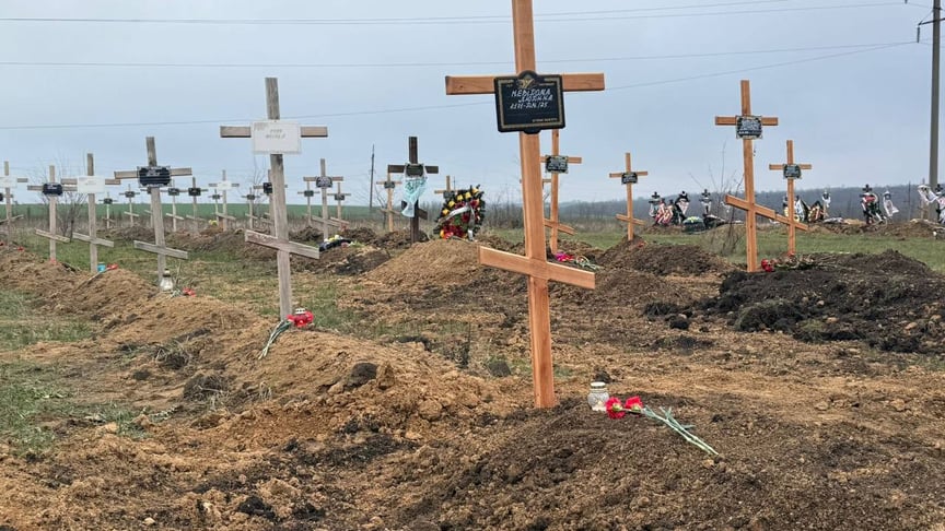 В Изюме перезахоронили 449 людей, погибших во время российской оккупации