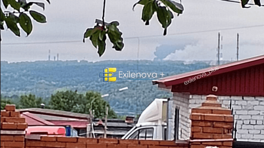 Пожар в Благовещенске в россии