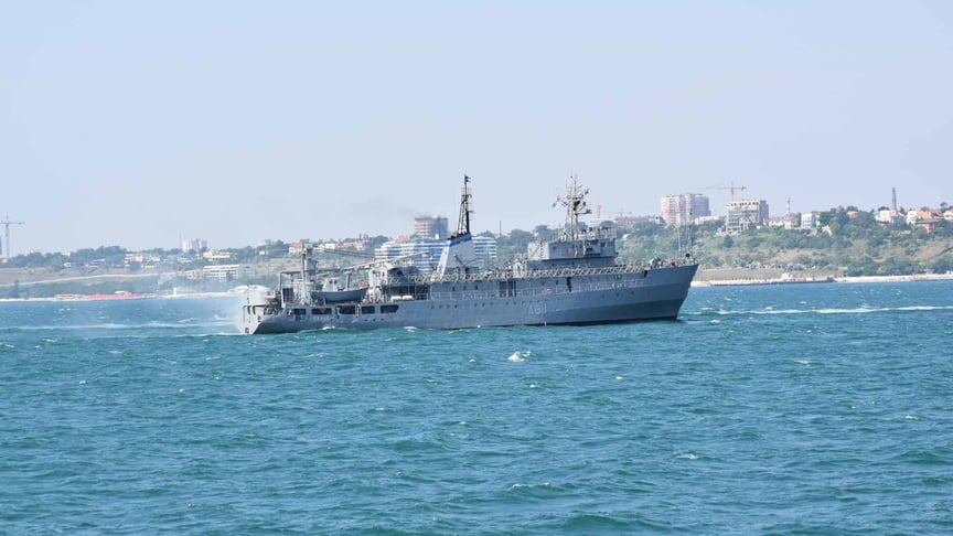Судно размагничивания U-811 «Балта», которое, вероятно, попало в аварию вблизи острова Змеиный 13 октября 2021 года