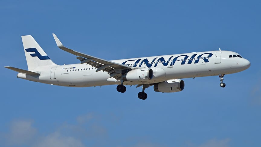 Ілюстративне фото. Літак компанії Finnair