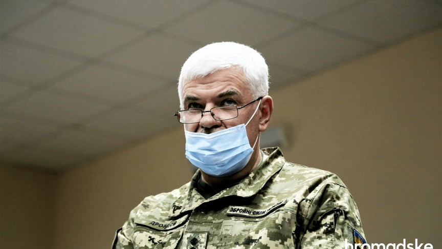 Командувач Повітряних сил ЗСУ Сергій Дроздов у Печерському суді Києва 22.12.2020