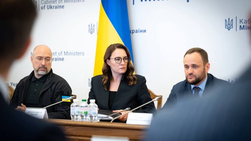 Нарада урядовців з міським головою Києва Віталієм Кличком