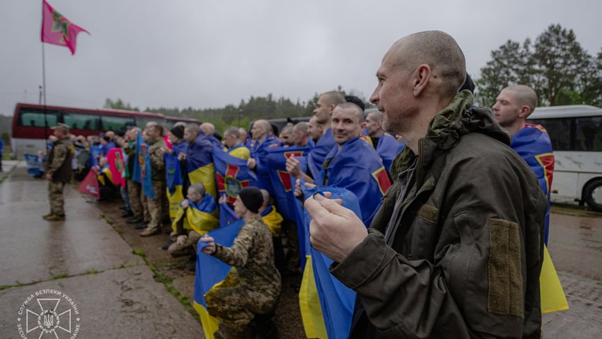 Ілюстративне фото. Повернення українських військових із російського полону