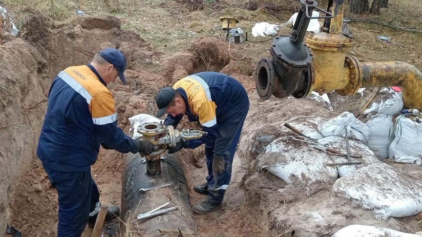 Фахівці відновллють газовий об'єкт у Шостці