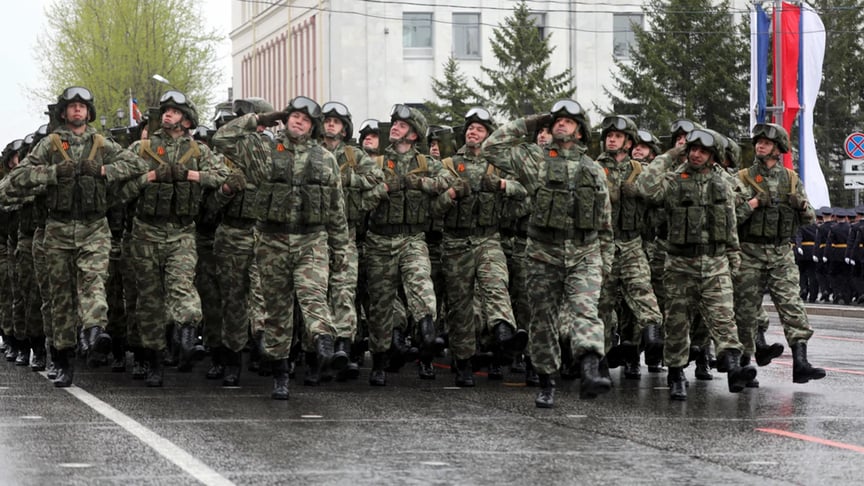 Иллюстративное фото. российские военные