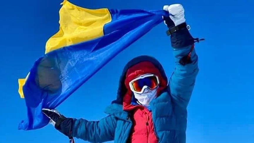 Оксана Літинська родом зі Львова стала другою українкою, якій вдалося піднятися на вершину гори К2