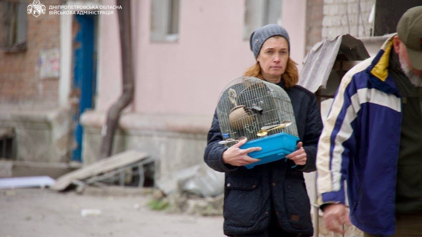 россияне 20 часов атаковали Днепр, 25 апреля 2026 года