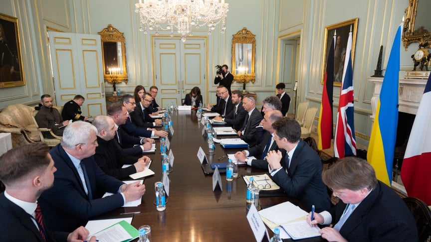 Ukrainian delegation at a meeting with European allies in London, April 23, 2025 Ukrainian delegation at a meeting with European allies in London, April 23, 2025