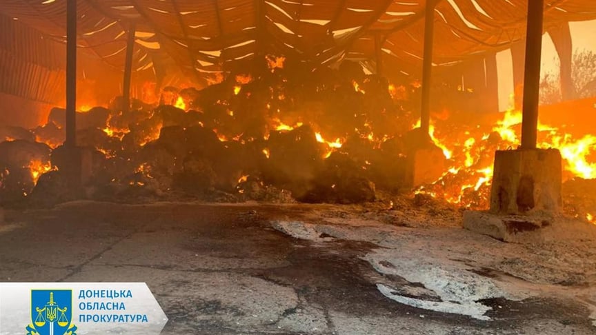 Наслідки російських обстрілів Донецької області у ніч проти 30 серпня 2023 року