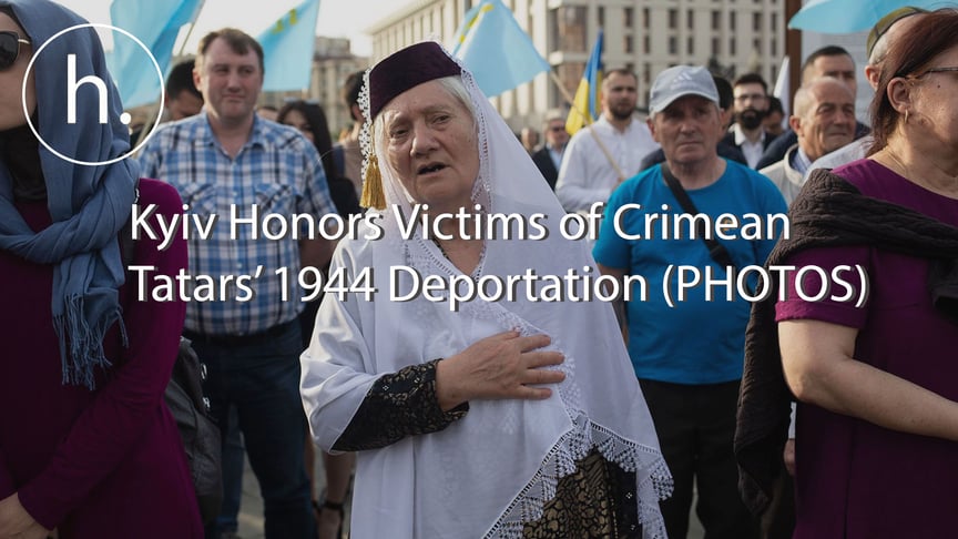 Kyiv Honors Victims of Crimean Tatars’ 1944 Deportation (PHOTOS)
