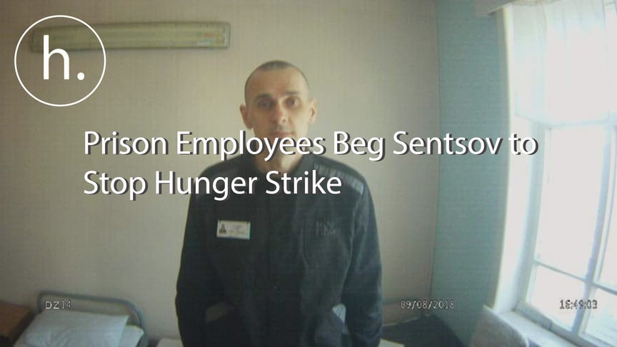 Prison Employees Beg Sentsov to Stop Hunger Strike