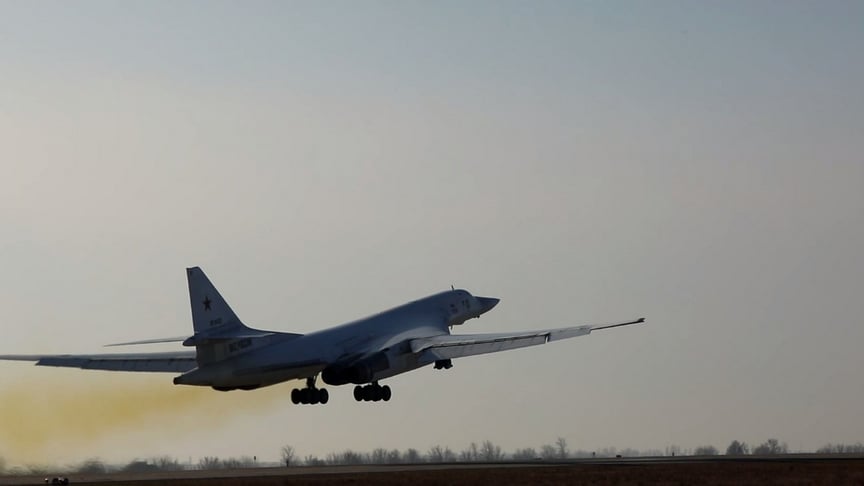 російський бомбардувальник Ту-160