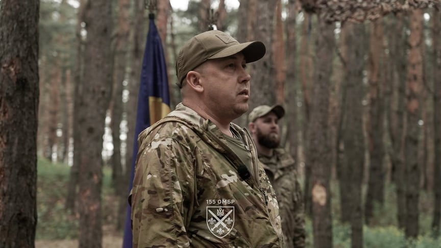 Командир 155 окремої механізованої бригади Станіслав Лучанов
