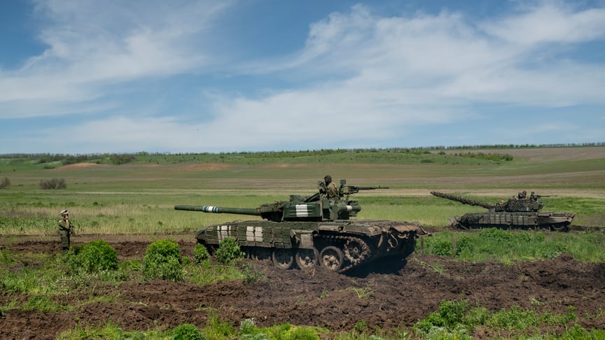 Иллюстративное фото. Украинские танки