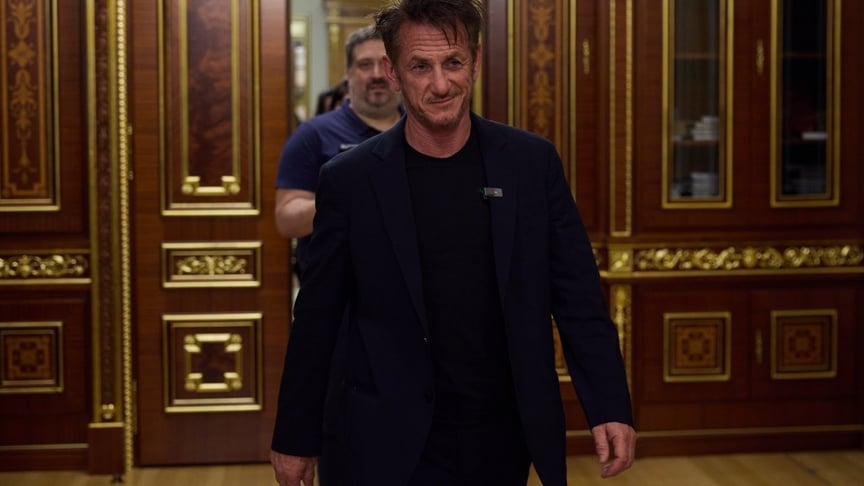 Шон Пенн в Офісі президента України