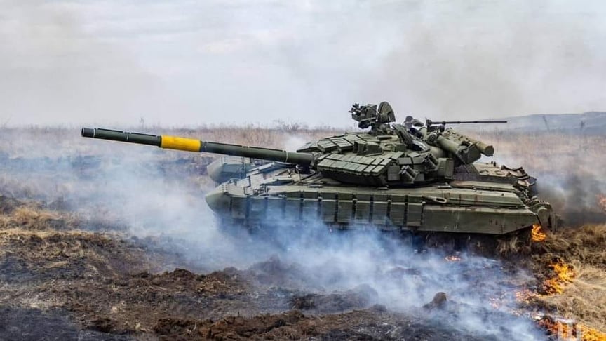 Танк ЗСУ на полі бою. Ілюстративне зображення