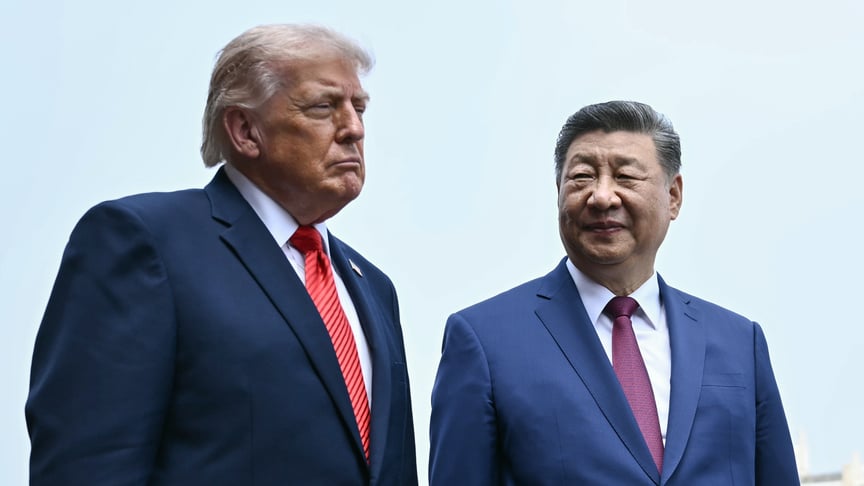 Президент Китаю Сі Цзіньпін та президент США Дональд Трамп, Пекін, Китай, 14 травня 2026 року
