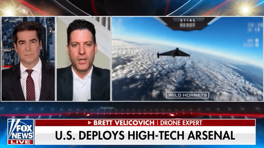 Ефір Fox News, де показали український дрон-перехоплювач із підписом «США розгортають високотехнологічний арсенал»