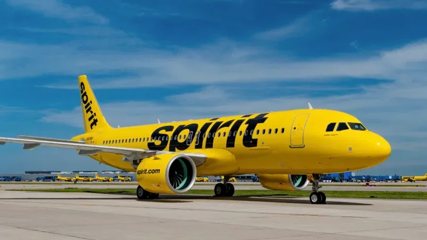 Ілюстративне фото. Літак авіакомпанії Spirit Airlines