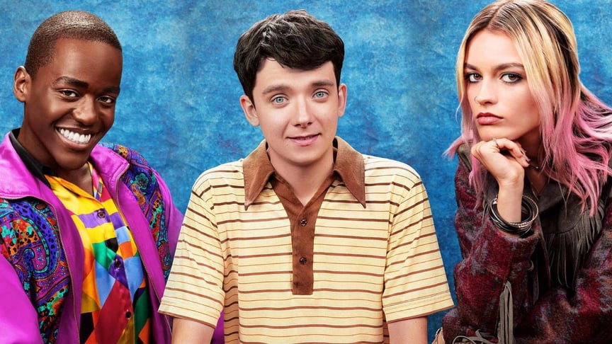 Постер британского сериала Sex Education