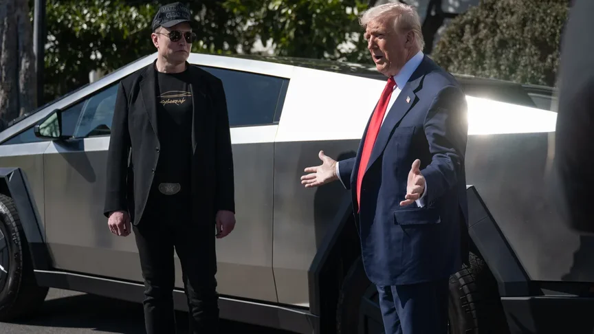 Очільник DOGE Ілон Маск та президент США Дональд Трамп