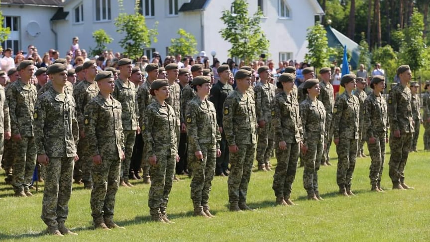 Ілюстративне фото. Курсанти на шикуванні