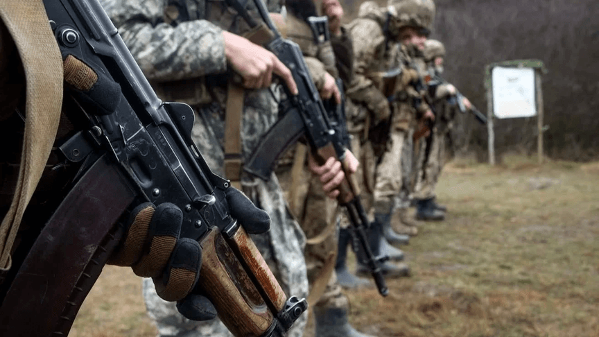 Ілюстративне фото. Бійці 58 ОМПБр на полігоні під час відпрацювання влучності та інших бойових навичок