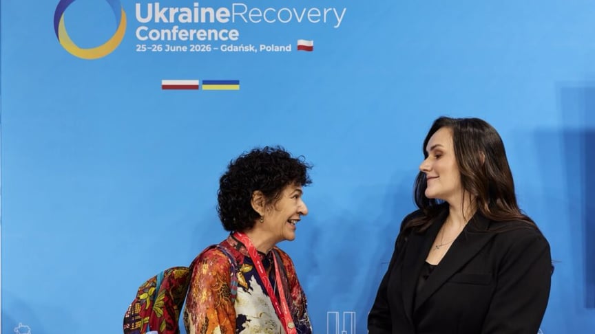 Міністерка культури України Тетяна Бережна на Конференції з питань відновлення України у Гданську