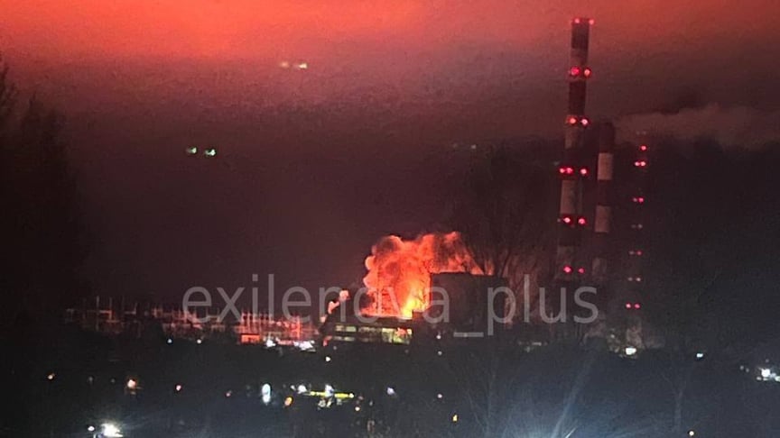 Костромська ГРЕС після атаки дронів